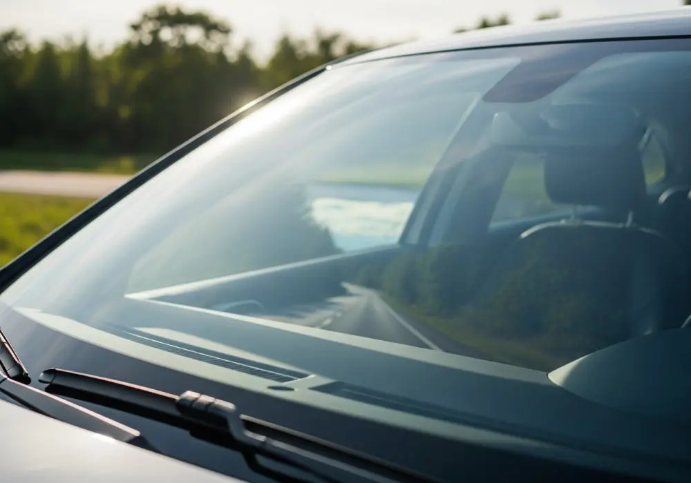 Pare-brise endommagé